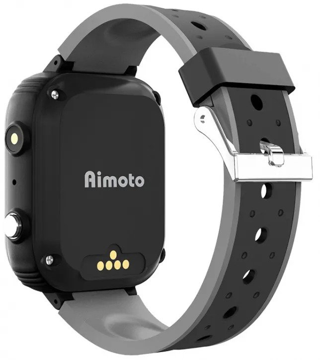 Детские умные часы AIMOTO IQ 4G с голосовым помощником Маруся (черные)