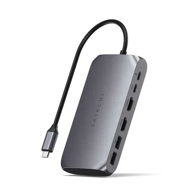 Адаптер Satechi USB-C Multimedia adapter M1 (серый)