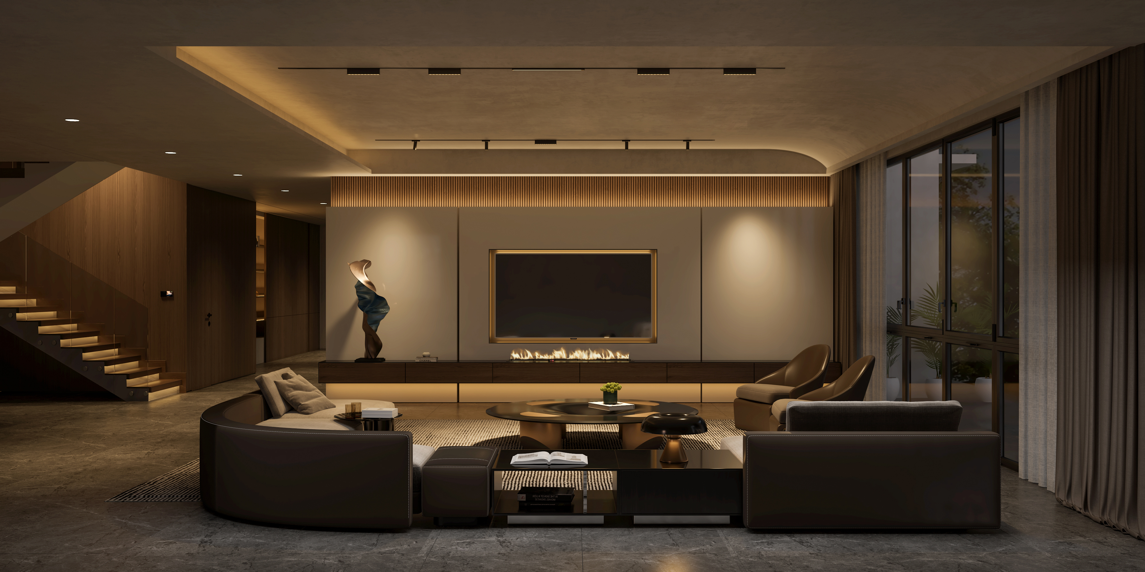 Магнитный шинотрек Yeelight Pro P20 Surface mounted magnetic track (ультратонкий, накладной, 150 см, черный)