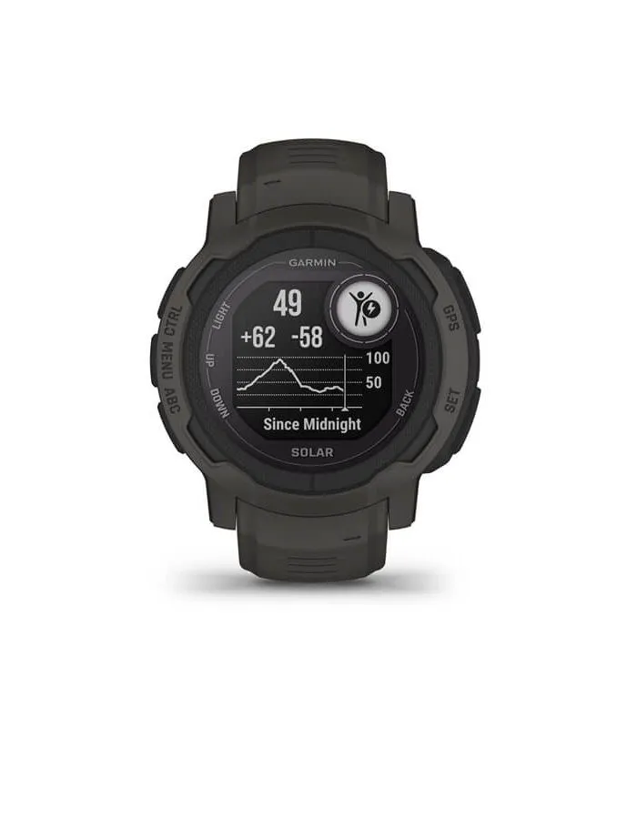 Умные часы Garmin Instinct 2 Solar (графит)