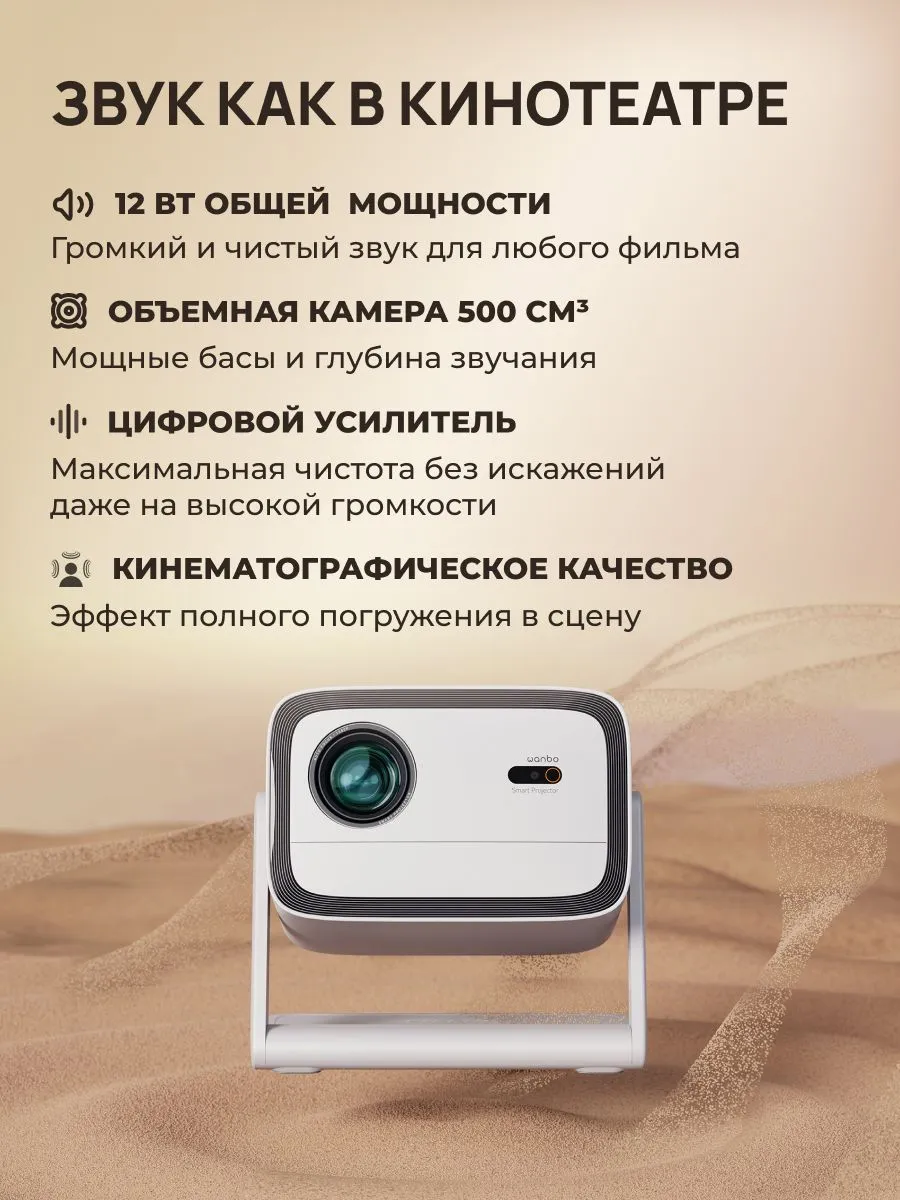 Проектор Wanbo Projector Vali 1 (белый)
