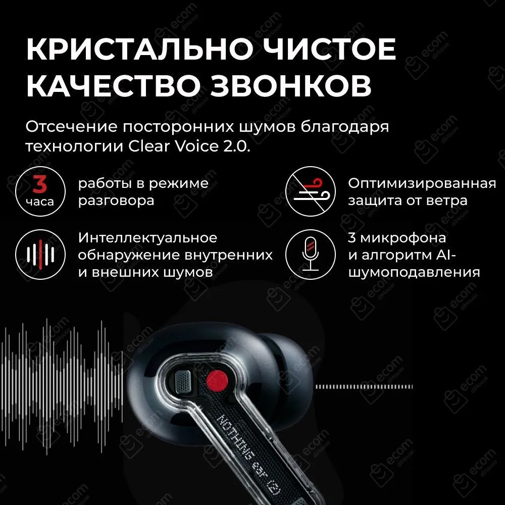 Беспроводные наушники Nothing Ear 2 (черный)