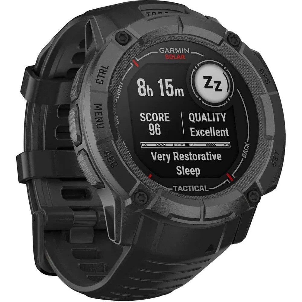 Умные часы Garmin Instinct 2X Solar Tactical Edition (черный)