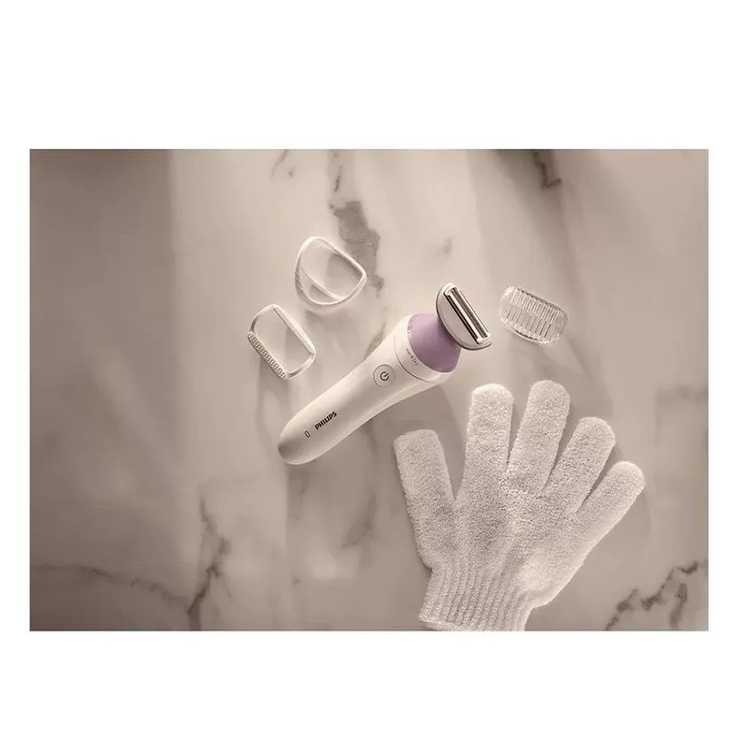 Беспроводная электробритва Philips Lady Shaver Series 6000 BRL136/00 (белый)