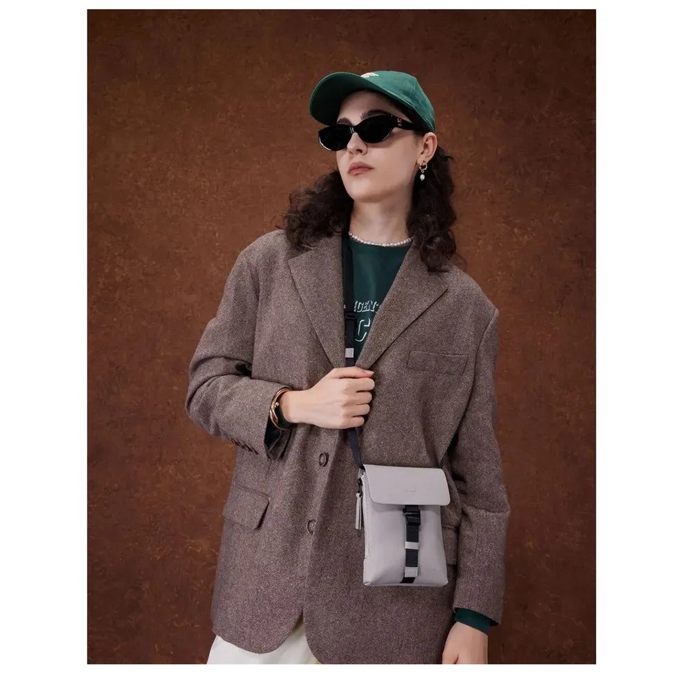 Сумка через плечо Gaston Luga RE1404 Splаsh Mini Crossbody Bag (бежевый)