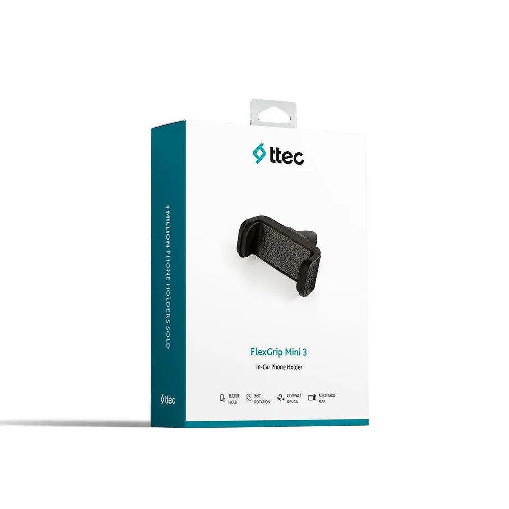 Автомобильный держатель TTEC FlexGrip Mini 3 In-Car Phone Holder (черный)