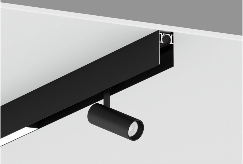 Магнитный шинотрек Yeelight Pro E20 Magnetic Track (накладной/подвесной, 150 см, черный)