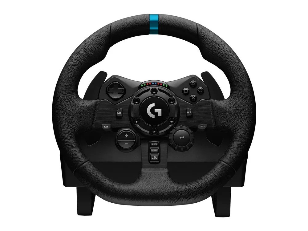Игровой руль Logitech G923 (черный)