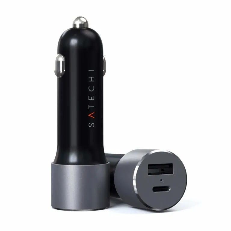 Автомобильное зарядное устройство Satechi Type-C PD Car Charger 72W (серый)