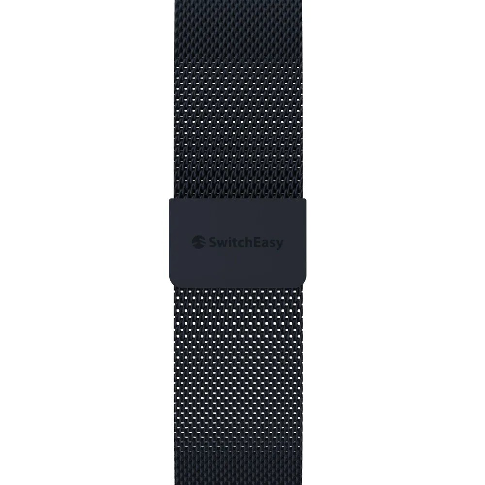 Ремешок для часов SwitchEasy Mesh Stainless Steel Watch Loop (для Apple Watch 42/44/45/49mm, полуночный серый)