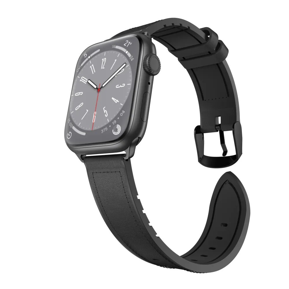 Ремешок SwitchEasy Hybrid (для Apple Watch 42/44/45mm, черный)