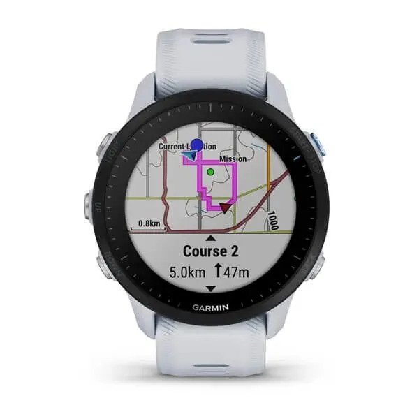 Спортивные часы Garmin Forerunner 955 Solar (белый)
