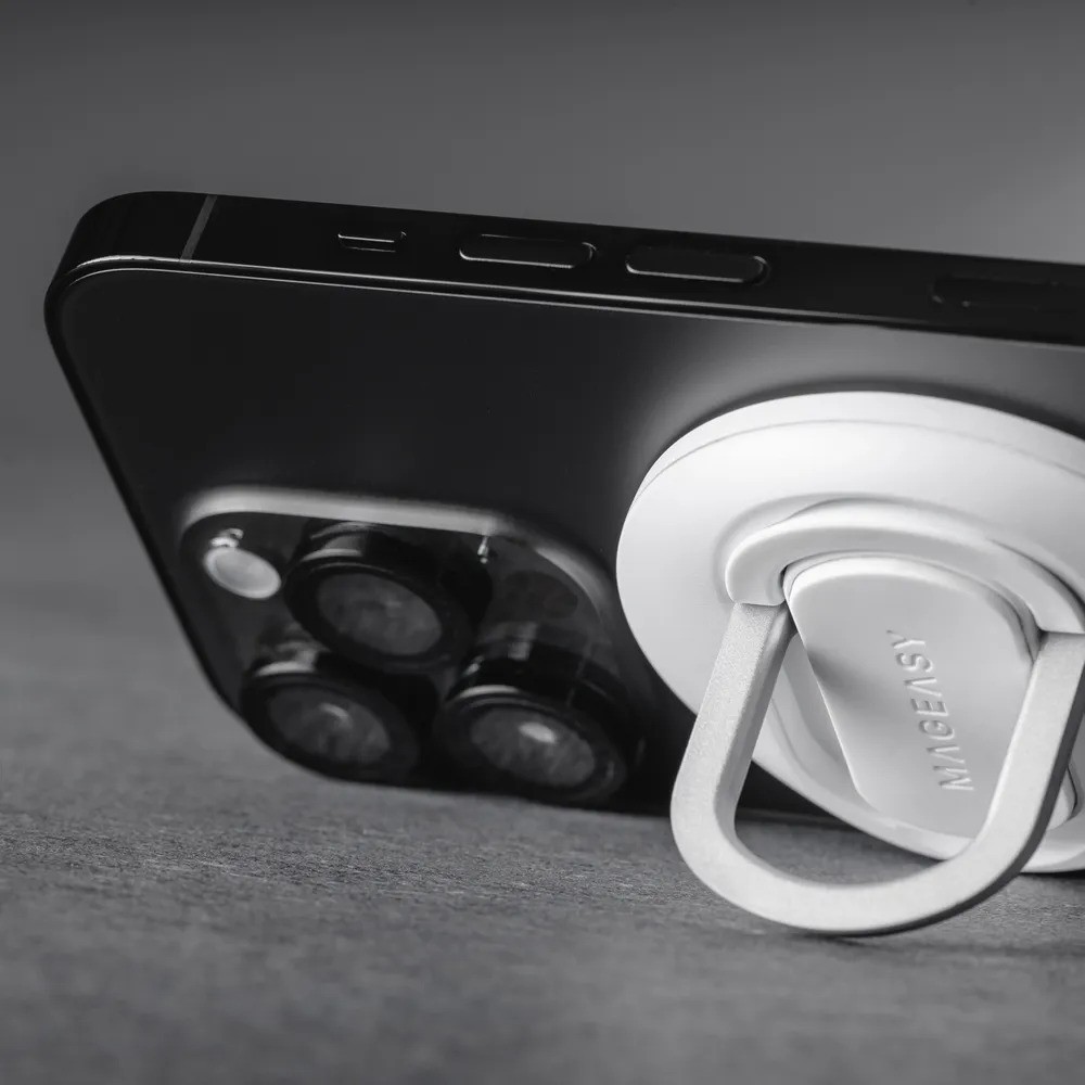 Магнитный держатель SwitchEasy MagLink iPhone Mount with MagSafe (для Apple MacBook/iPhone, белый)