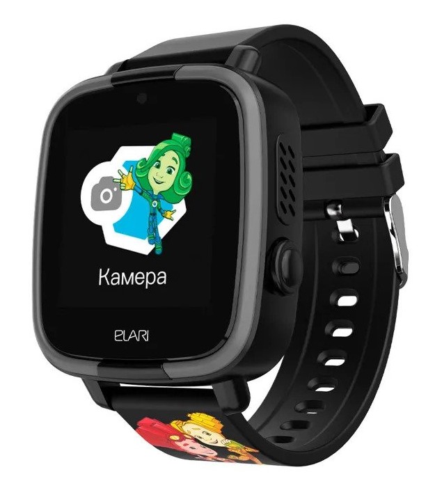 Детские умные часы Elari FixiTime Fun (черный)