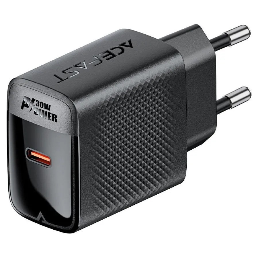 Зарядное устройство ACEFAST A102 PD30W Gan USB-C (черный)