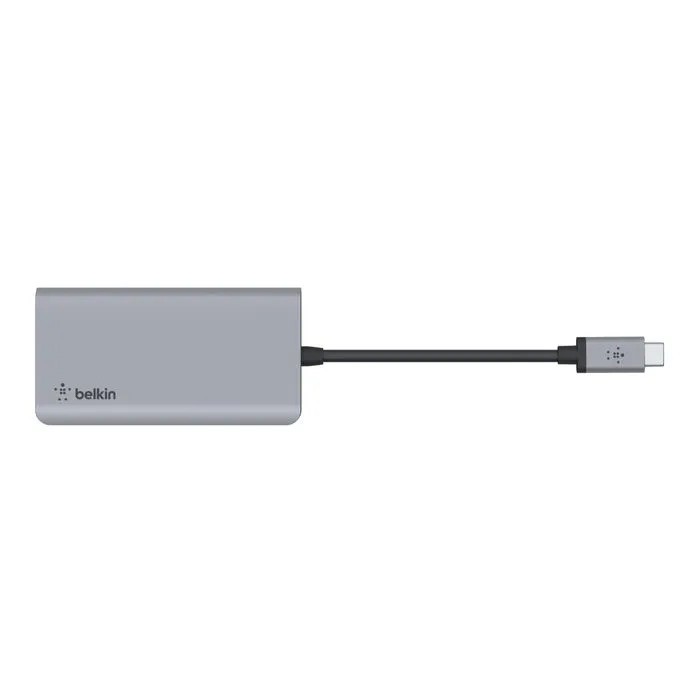 Адаптер Belkin Connect USB-C 4-in-1 Multiport Adapter (серый)