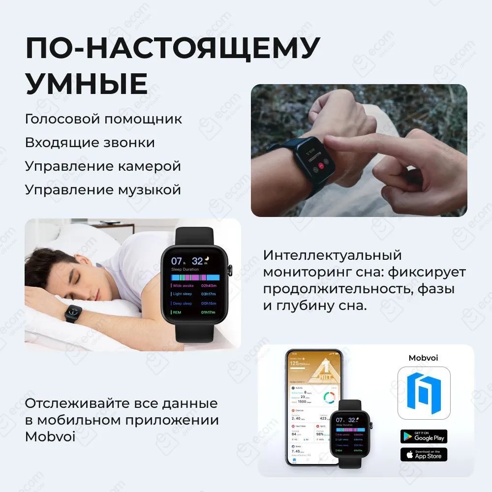 Умные часы Mobvoi TicWatch GTH2 (черный)