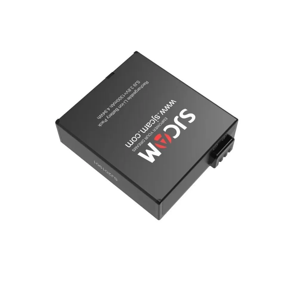 Аккумулятор для экшн-камер SJCAM (1300 мАч, для SJ10, SJ10 Pro, SJ9, SJ9 Strike, SJ9 Max, SJ4000x)