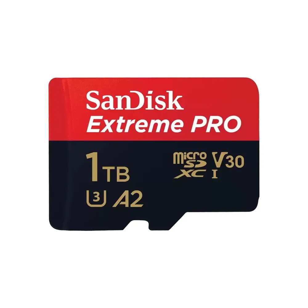 Карта памяти SanDisk Extreme Pro microSDXC (1 ТБ, черный/красный)