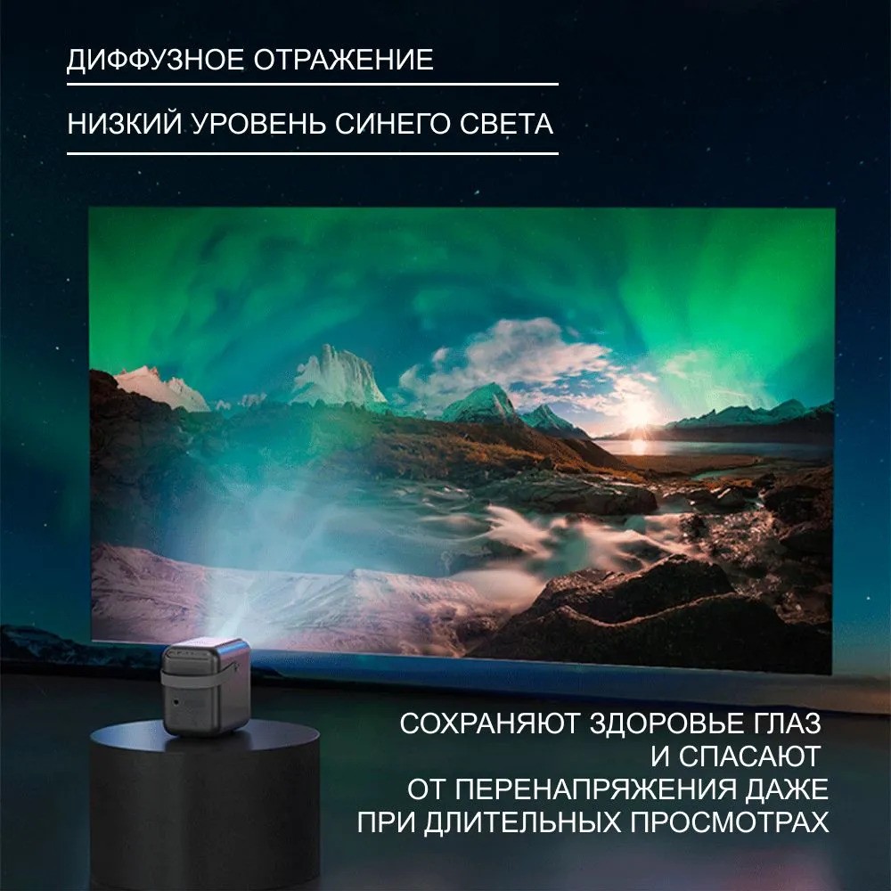 Портативный проектор Wanbo Projector T6R Max (черный)