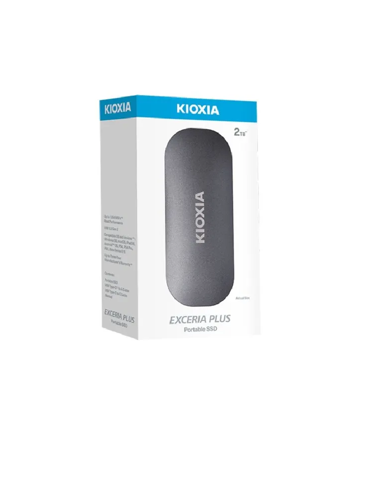 Внешний SSD накопитель KIOXIA Exceria Plus (1 ТБ, серый)