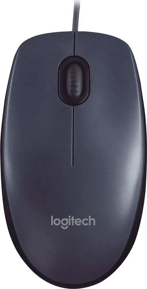 Мышь проводная Logitech M90 (серый)