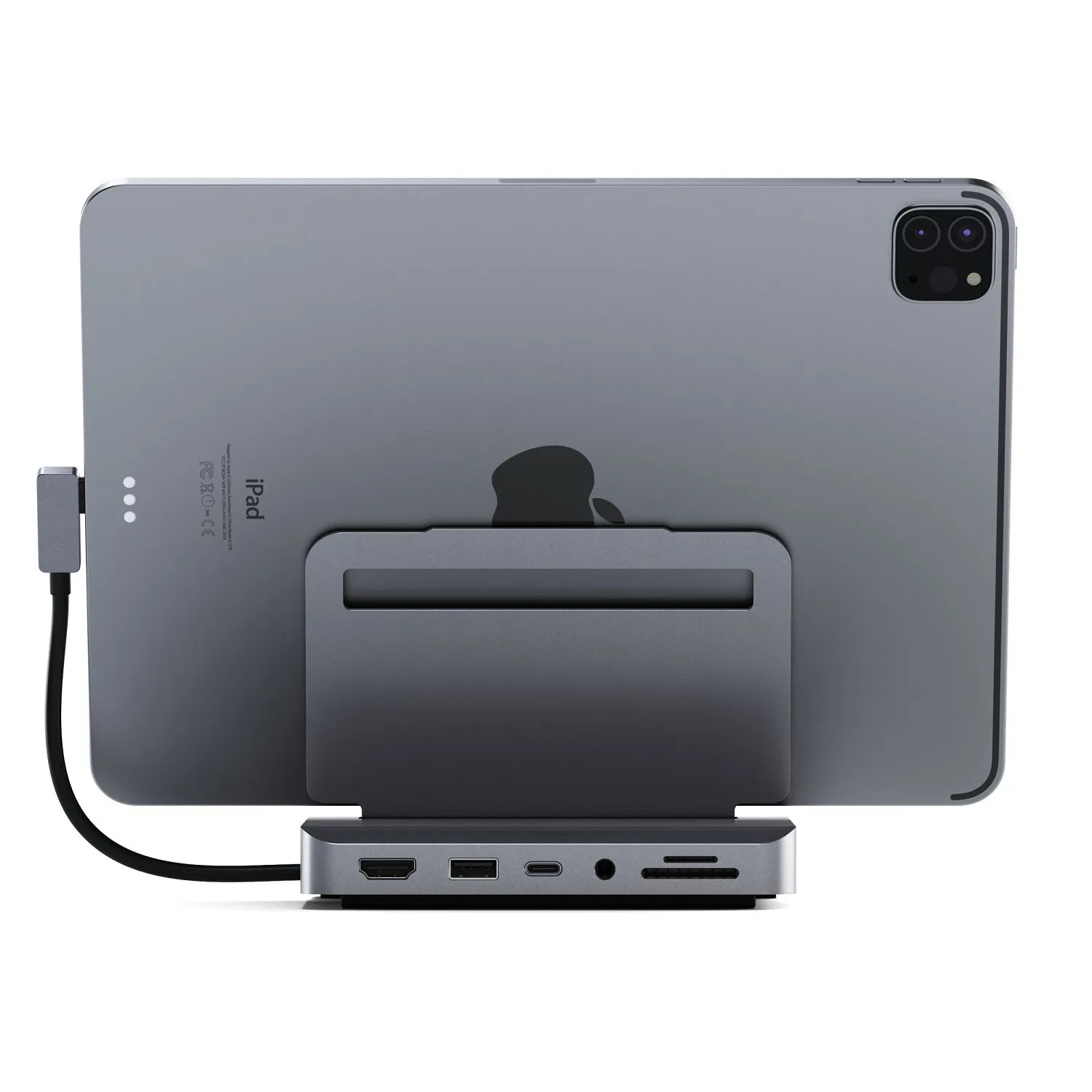 Хаб-Подставка Satechi Aluminum Stand Hub for iPad Pro (серый космос)