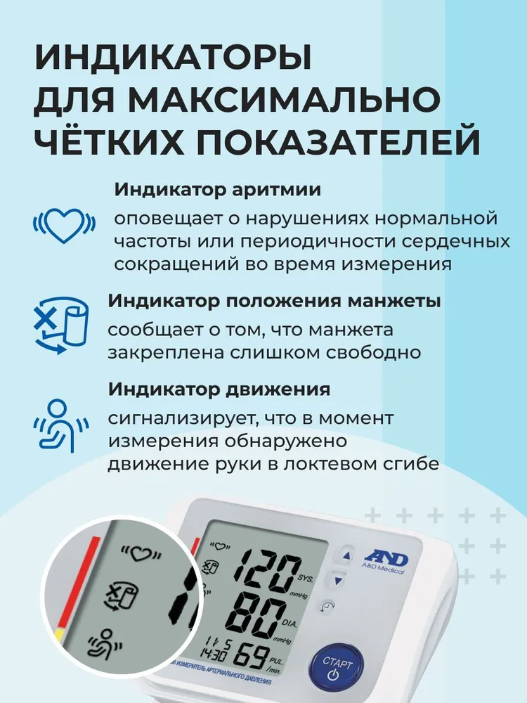 AND UA-1200AC Тонометр автоматический