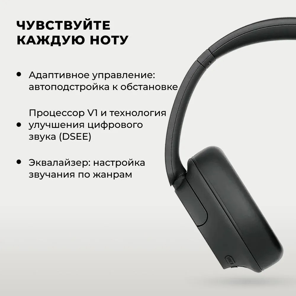 Беспроводные наушники SONY WH-CH720N (черный)