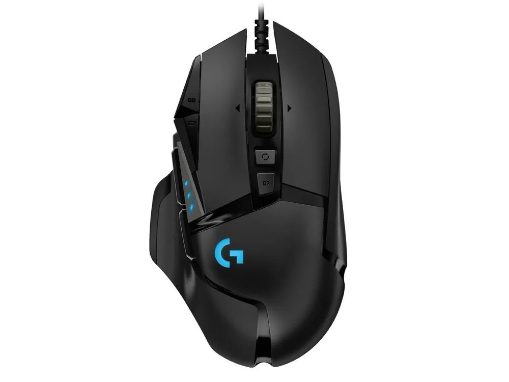 Мышь игровая проводная Logitech G502 HERO (черный)