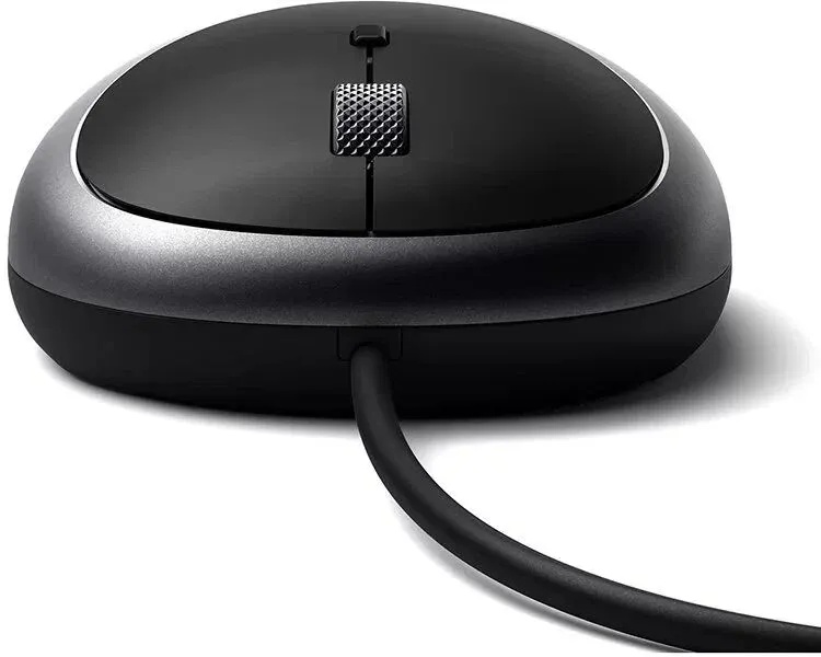 Мышь проводная Satechi C1 (USB-C, серый космос)