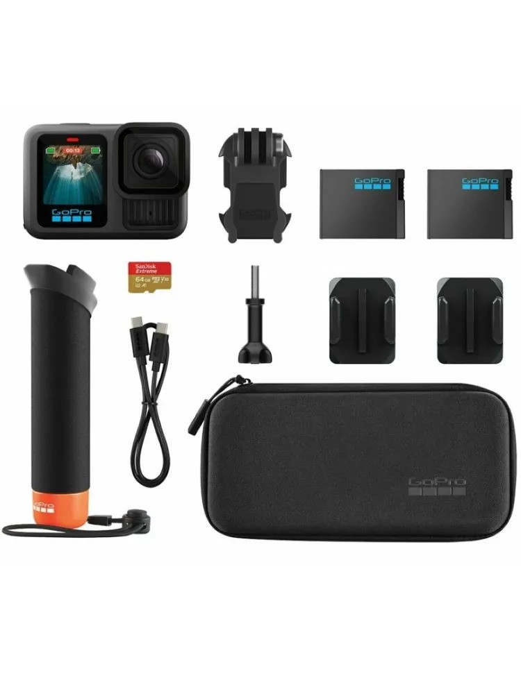 Экшн-камера GoPro HERO 13 Accessories bundle (черный)