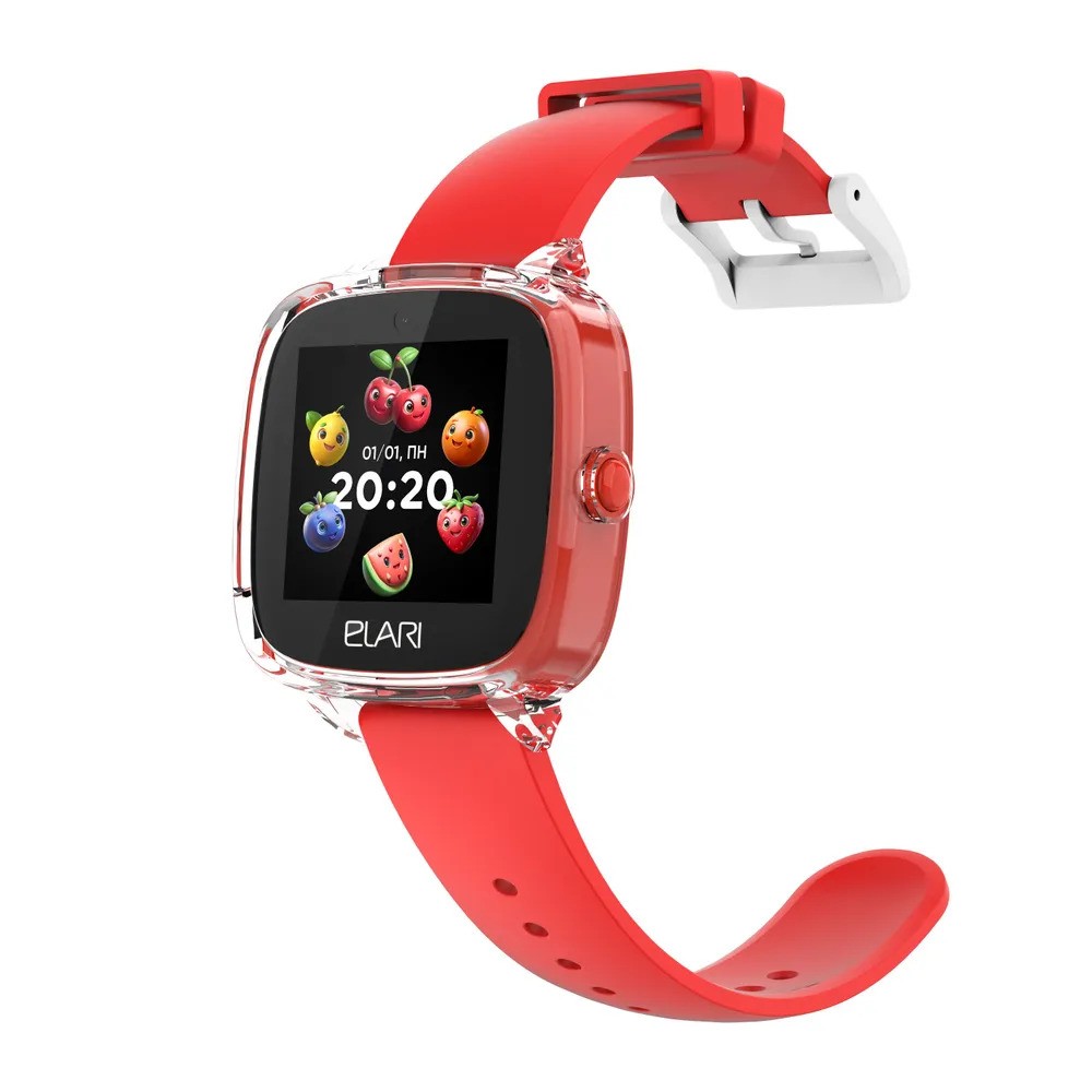 Детские умные часы Elari KidPhone Fresh 4G (красный)