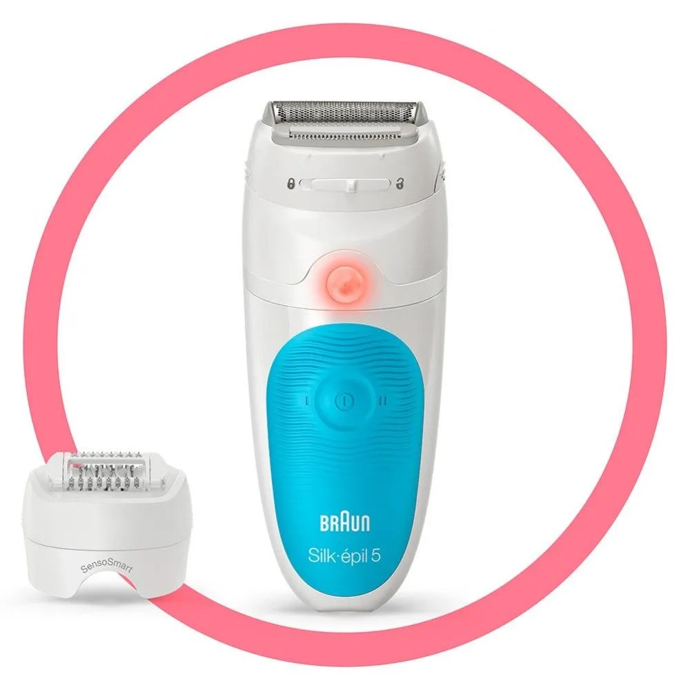 Эпилятор Braun Silk-epil 5 SensoSmart 5/610 (белый/голубой)