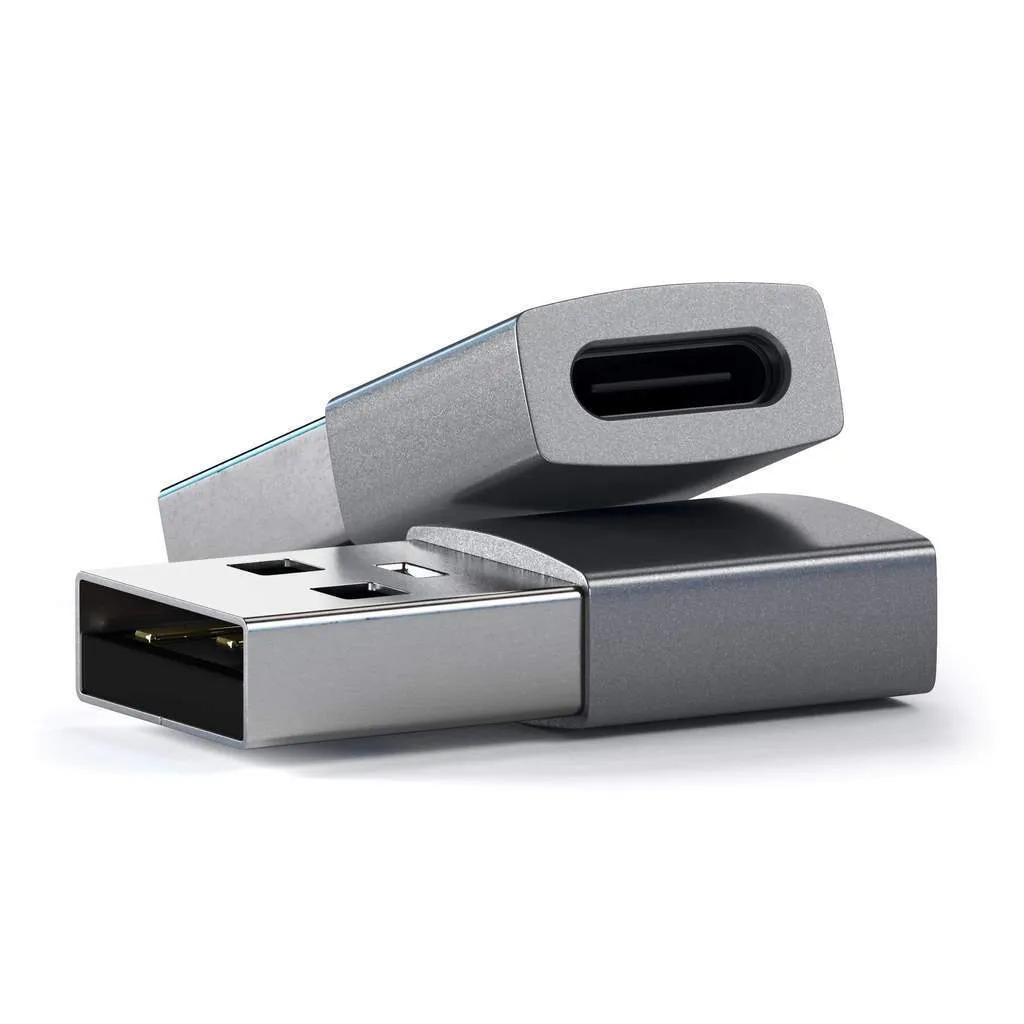 Адаптер Satechi USB Type-A to Type-C (серый)