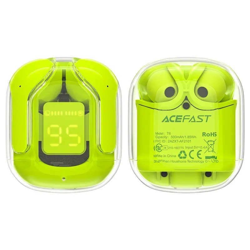 Беспроводные наушники ACEFAST T6 (зеленый)