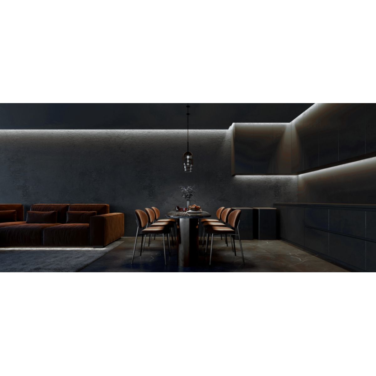 Светодиодная лента Yeelight Pro High Voltage (75В, 4Вт, 2700-6500К, 16мм, 50м)