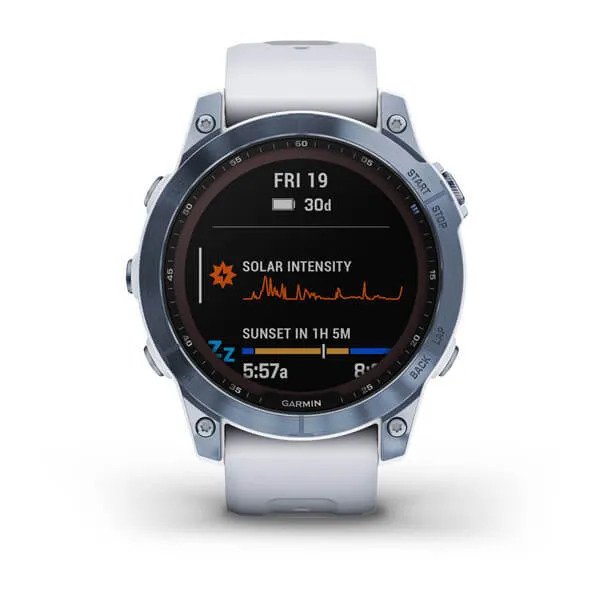 Спортивные часы Garmin Fenix 7 Saphire Solar (синий)