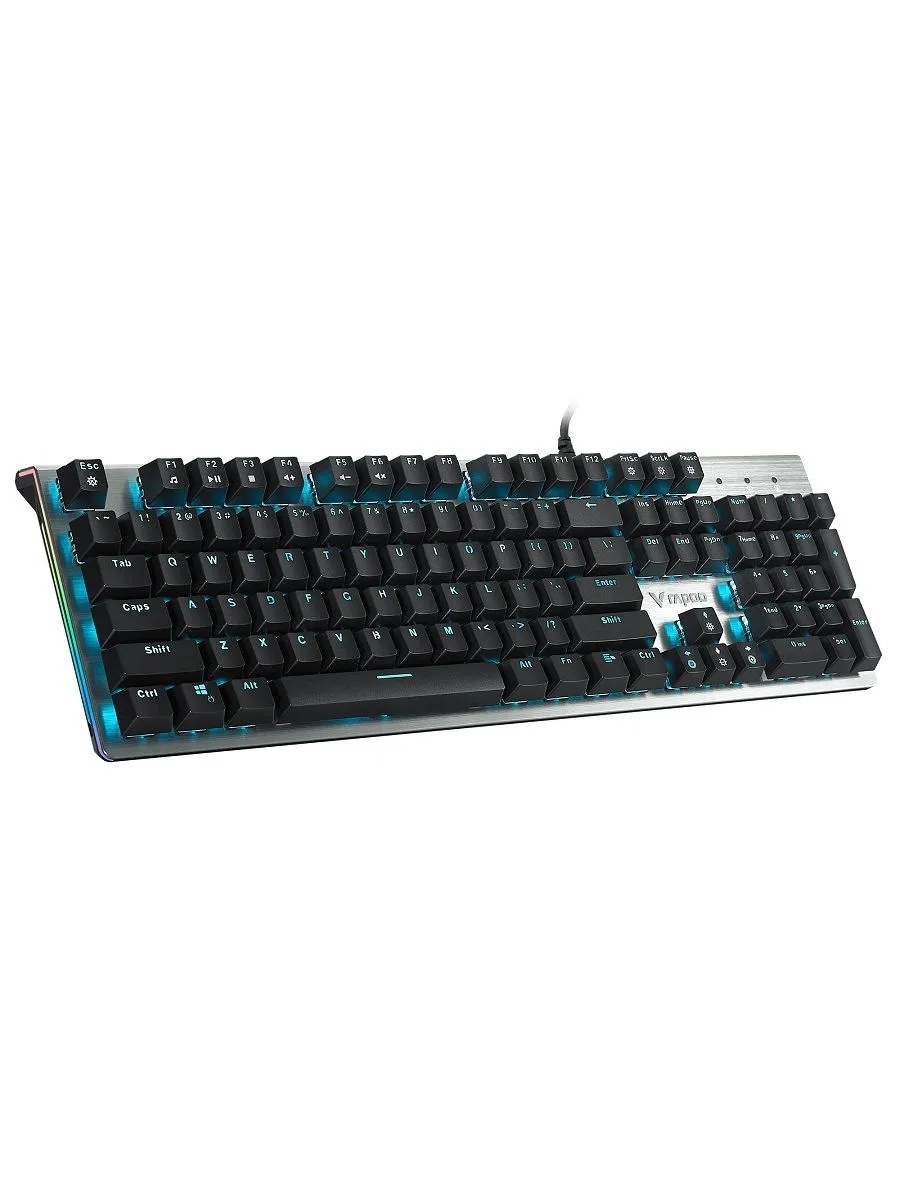 Игровая механическая клавиатура Rapoo V530 (проводная, серый)
