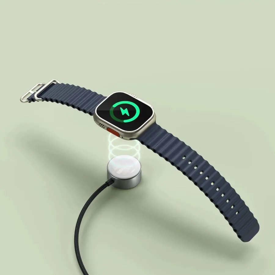 Зарядный кабель Satechi USB-C Magnetic Fast-Charging Cable (для Apple Watch, серый)