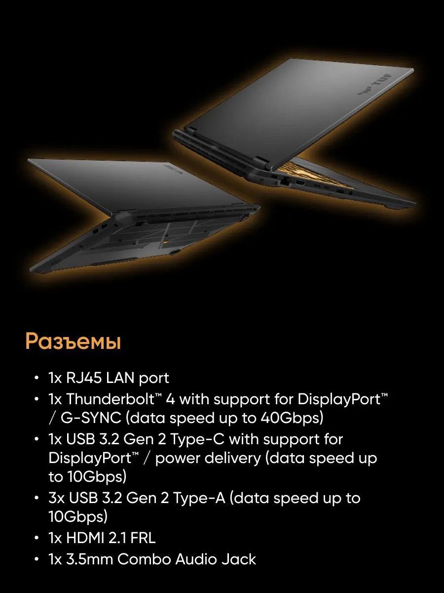 Игровой ноутбук ASUS TUF Gaming F16 FX608JMR-RV11 (16'', серый)