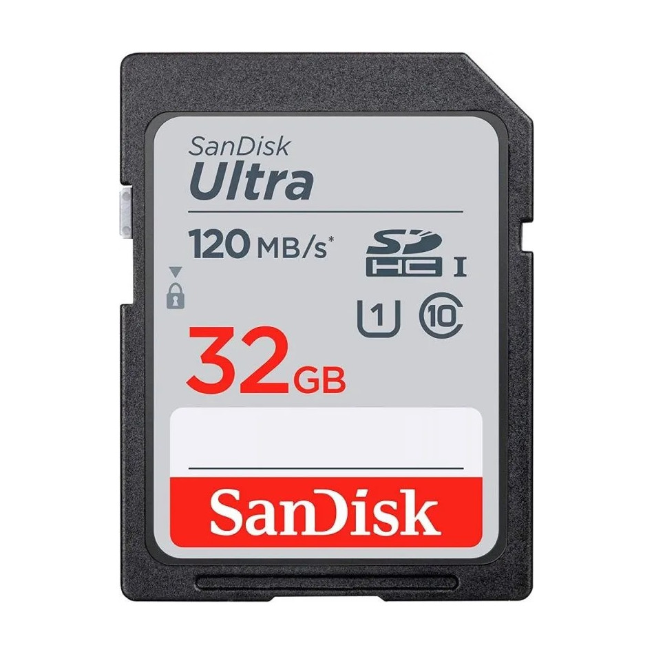 Карта памяти SanDisk Ultra SDHC (32 ГБ, черный)
