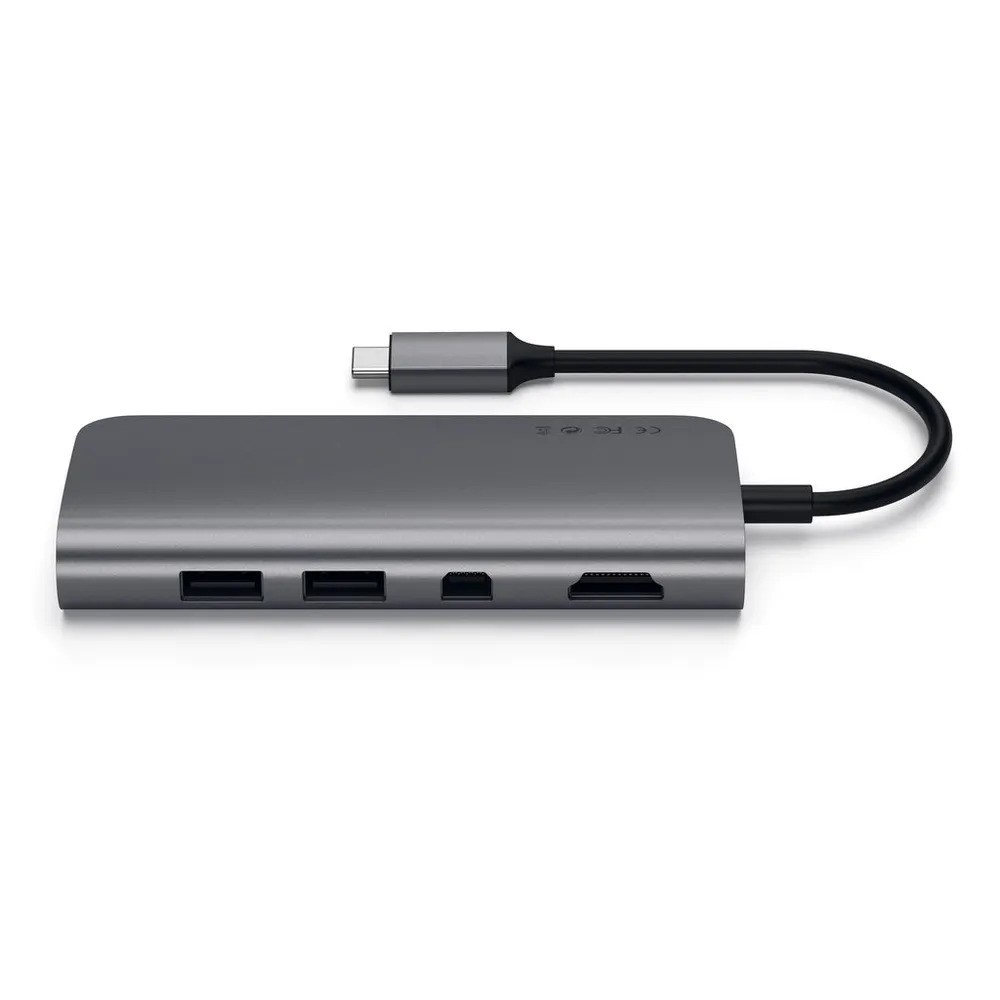 USB-адаптер Satechi Aluminum Type-C Multimedia Adapter (серый)