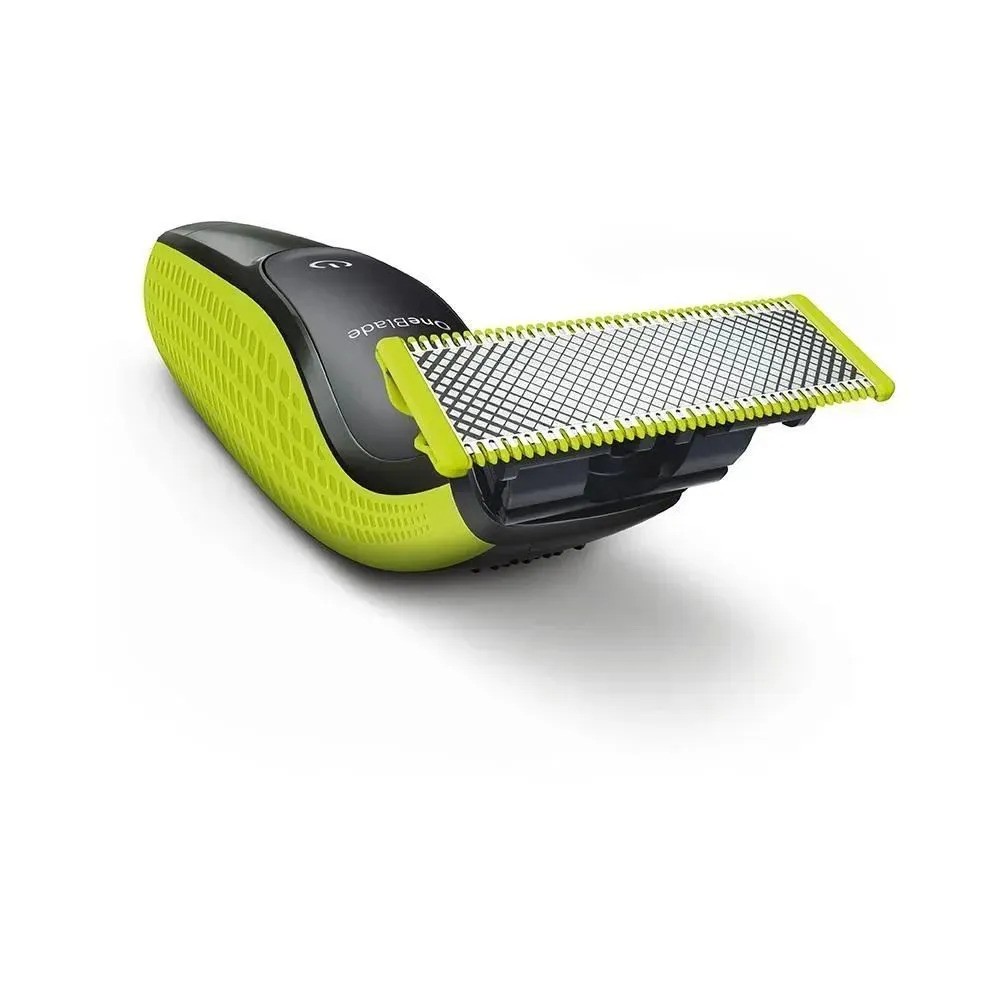 Триммер для бороды и тела Philips OneBlade QP2824/10 (черный/зеленый)