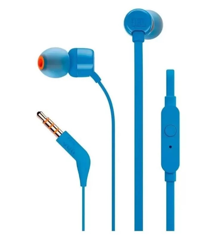 Проводные наушники JBL T110 (синий)