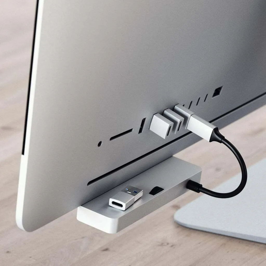 Адаптер Satechi USB Type-A to Type-C (серебристый)