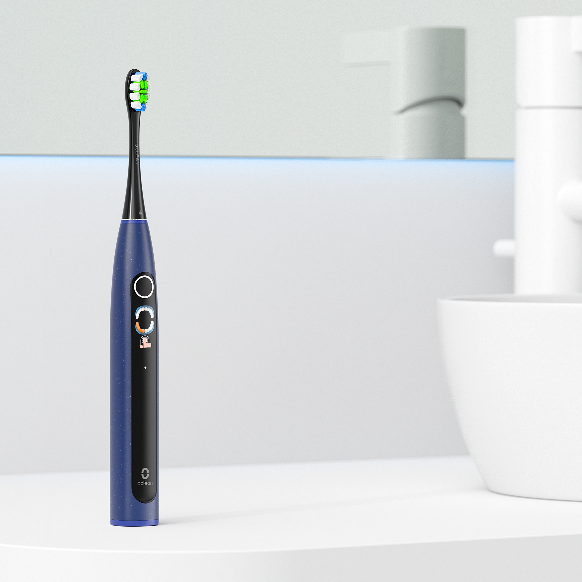 Электрическая зубная щетка Oclean X Lite (темно-синий)