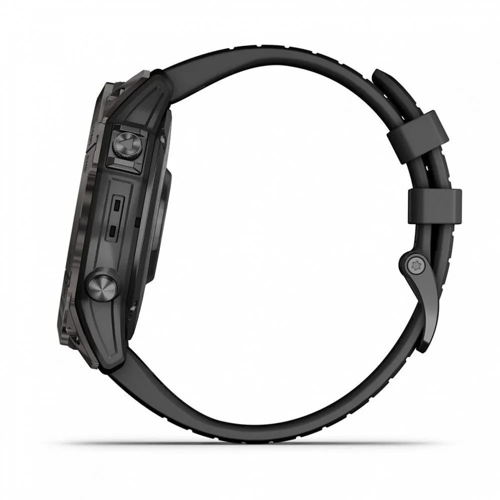 Умные часы Garmin Fenix 7X Pro Sapphire Solar Edition (черный)