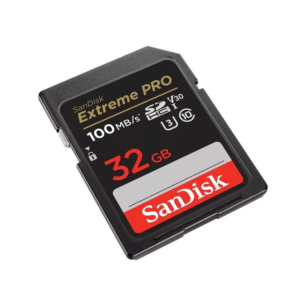 Карта памяти SanDisk Extreme Pro SD UHS-I (32 ГБ, черный)