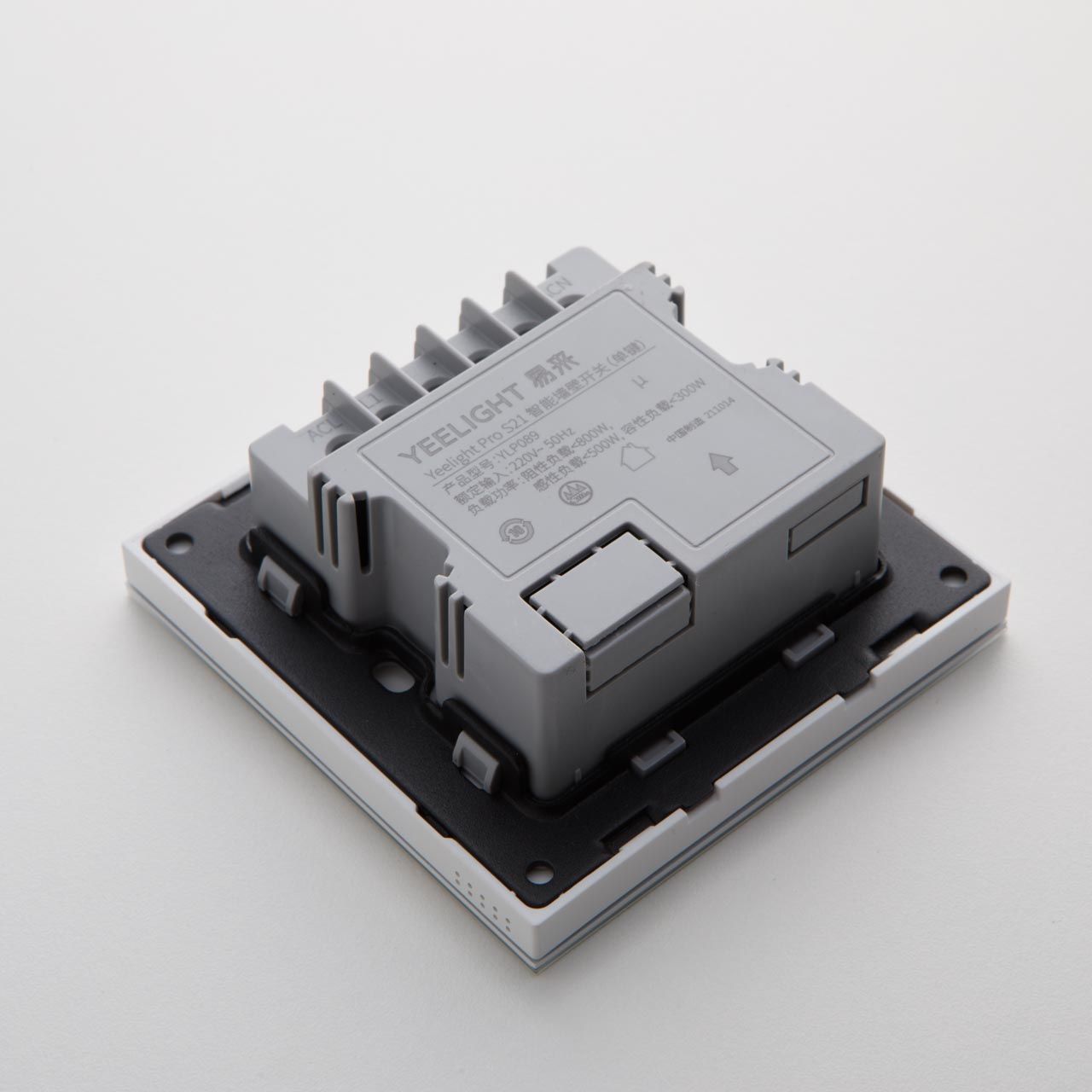 Выключатель Yeelight Pro S21 (N L, проводной, 1 клавиша, белый)